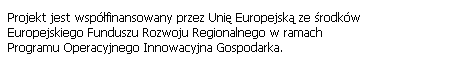 Projekt współfinansowany przez Unię Europejską